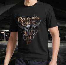 Baldur_s gate high definition logo Active Funny Size Mode American T-shirt