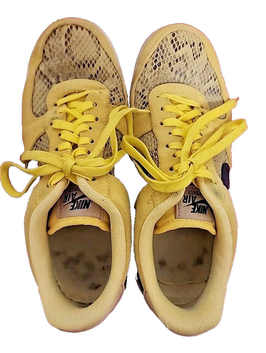 Nike Air Force 1 Low Yellow Snakeskin 2019 - limited edition