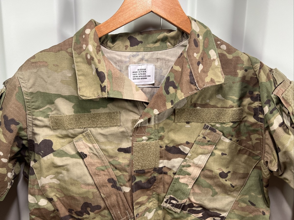 Military Army USAF Combat Uniform Coat OCP Blouse Size 36
