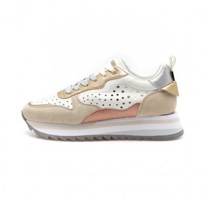Scarpa APEPAZZA mod. S5WISH04/PER  WILLOW col: BIANCO/BEIGE Sconto -20%