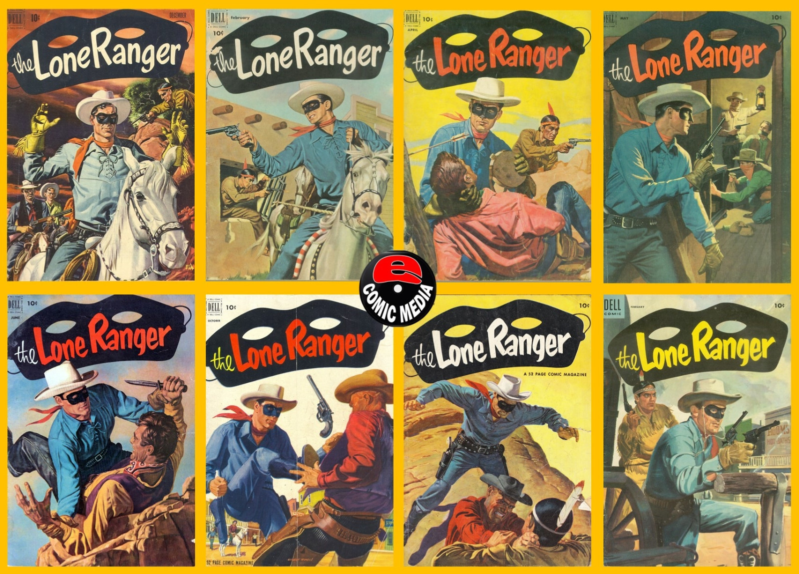 Lone Ranger - Dell Comics On PC DVD Rom (CBR Format) | eBay
