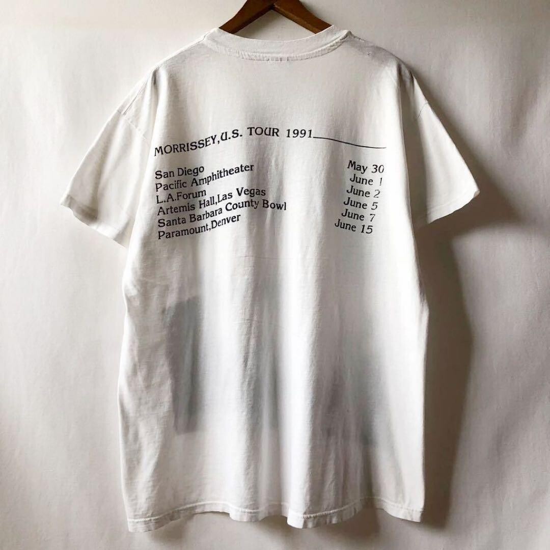 THE SMITHS Morrissey T-Shirt XL 1991 Vintage Hanes used good rare 