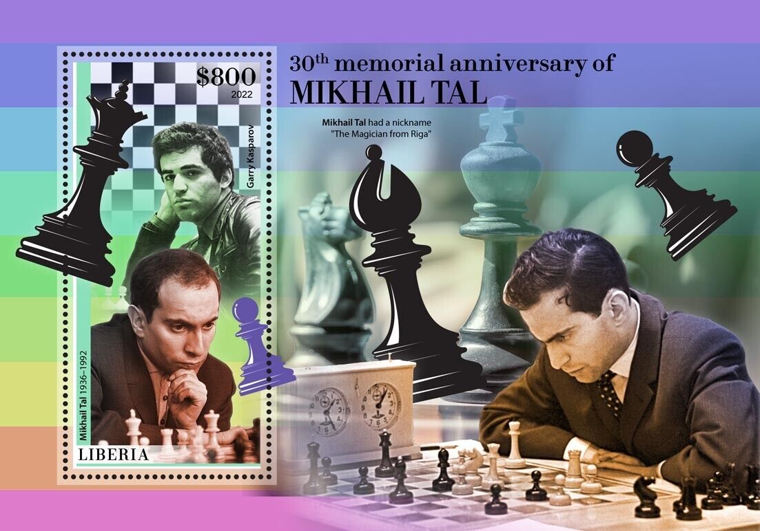 2 best chess games of Mikhail Tal - The Magician from Riga 