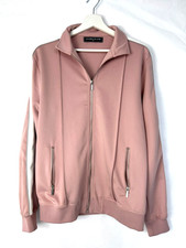 Maniere De Voir Ladies Long Sleeve Pale Pink Color Jacket Uk Size Medium