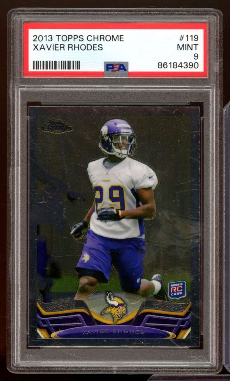 Xavier Rhodes Topps Chrome #119 Base