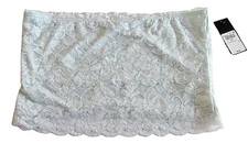 Guess Nola Collection Size XL Blue Floral Lace Overlay Tube Top 