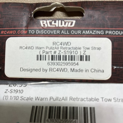 RC4WD Z-S1770 Keepers Z-S1910 Retractable Tow Strap & Z-S1302 Sleeping Mat - Picture 13 of 18