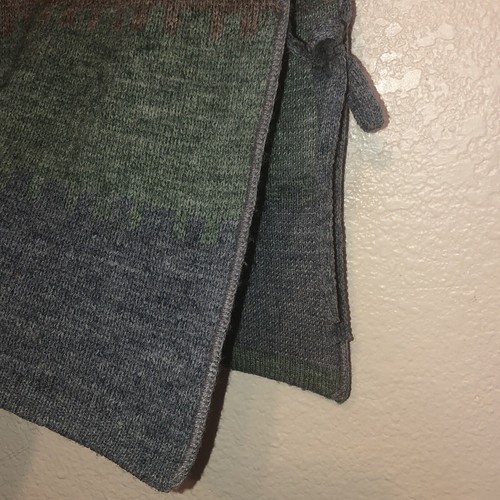 Penrose Sweater Vest Women's Small Wintuk Orlon Acrylic Side Tie Hippie Grandma - Picture 5 of 15