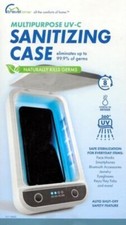 Lot of 3 Travel Time Multipurpose UV-C Sanitizing Case w/ Essential Oil Diffuser