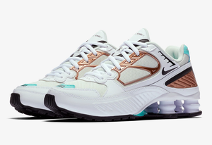 teal womens nike shox