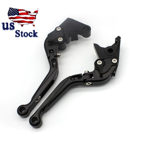 For Honda Z125 MONKEY 2018 2019 2020 CNC Folding Extend Brake Clutch Lever Black - Picture 3 of 5