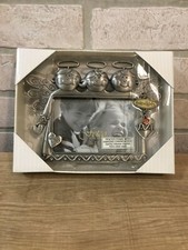 Fetco Grandkids Picture Frame Little Angels Hanging Charms Holds 3.5 x 5 Photo