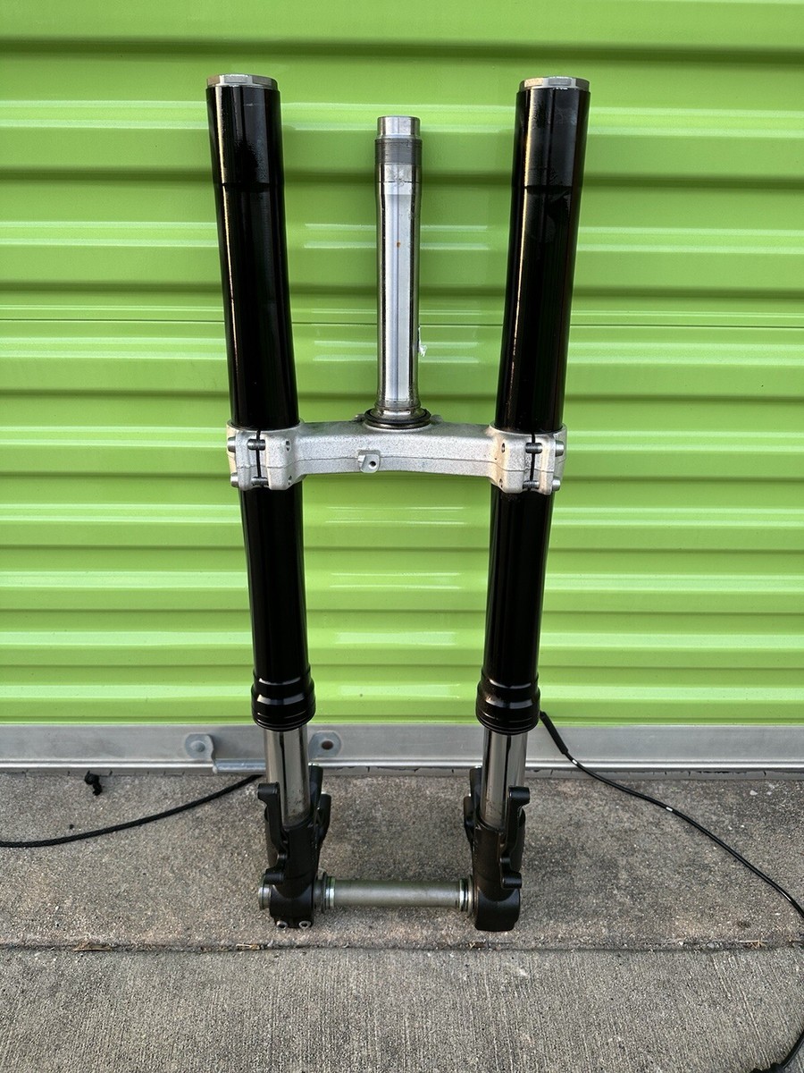 2014 13-18 KAWASAKI NINJA ZX6R ZX636 OEM FRONT FORKS SHOCK SUSPENSION SET 2014 13-18 KAWASAKI NINJA ZX6R ZX636 OEM FRONT FORKS SHOCK SUSPENSION SET