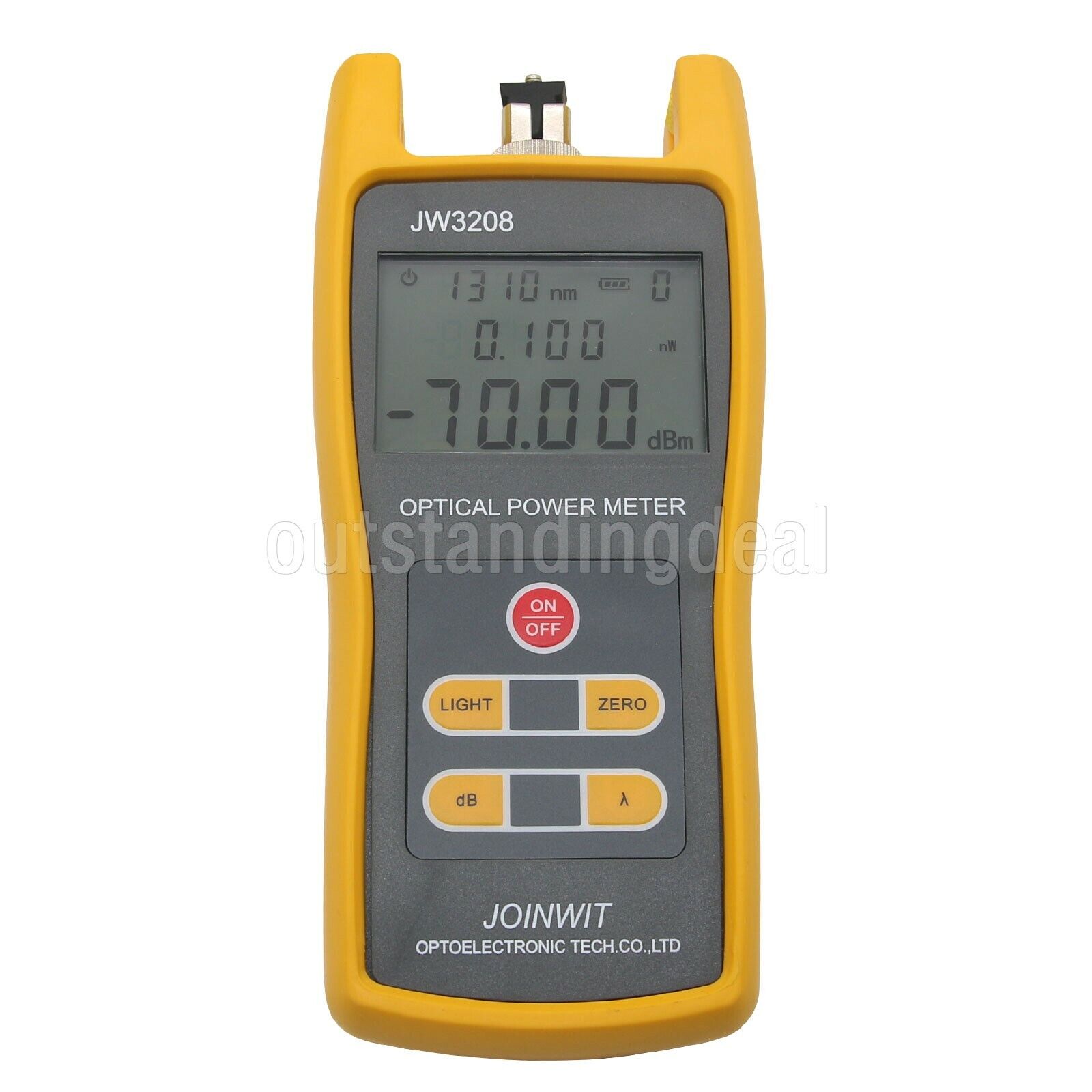 JW3208 Basic Version Handheld Optical Power Meter Fiber Optic Te