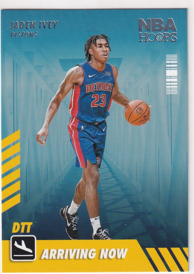 2022-23 NBA HOOPS ARRIVING NOW RC JADEN IVEY DETROIT PISTONS ROOKIE JC-2903