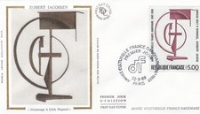 FRANCE 1988 FDC ANNEE CULTURELLE FRANCE DANEMARK YT 2551