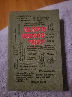 CLASSIC HORROR TALES Stoker Poe James Lovecraft Flexi Bound Faux Leather NEW