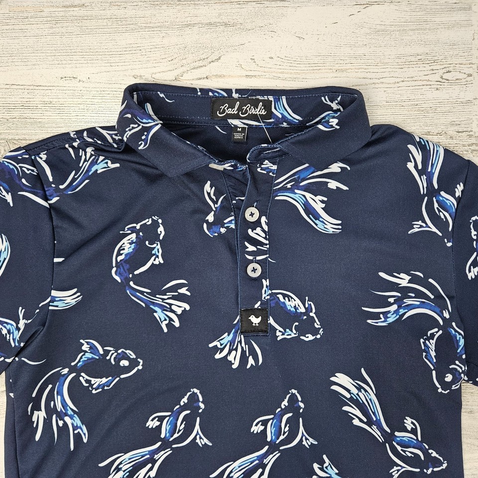 Boys Starboard Printed Polo Blue Fish by Me & Henry main image 0