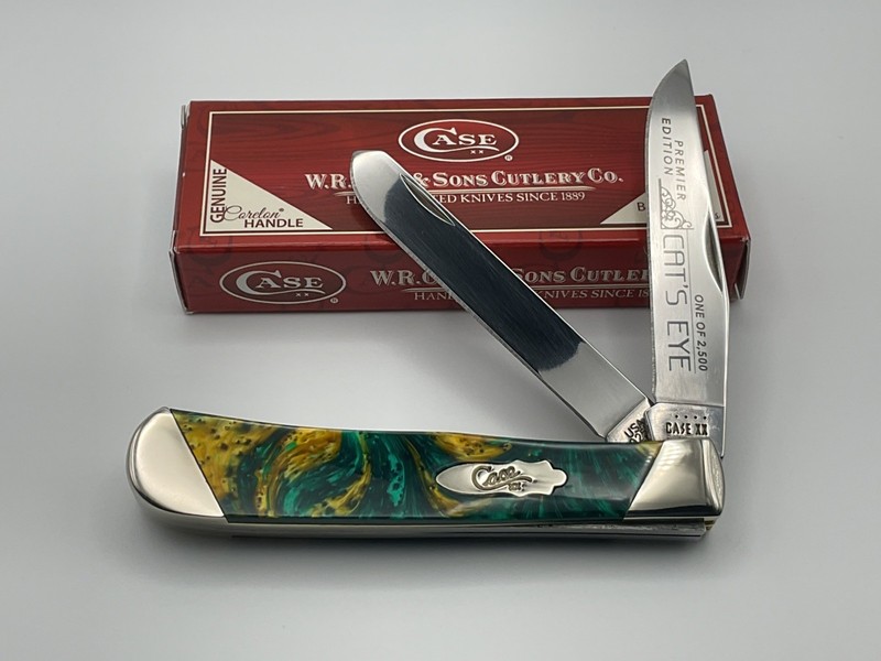 Case XX Trapper Premier Edition Slanted Bolster Cat’s Eye Corelon 1 0f 2500 