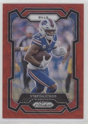 2023 Panini Prizm Red Wave Prizm 69/149 Stefon Diggs #35 1c3k
