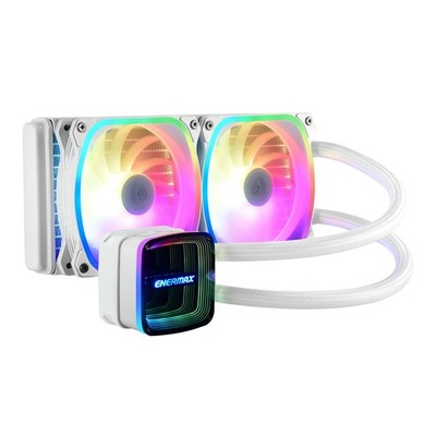 ENERMAX AQUAFUSION ADV Snow Edition ARGB 240mm AIO CPU Wasserkühlung Dual Chambe