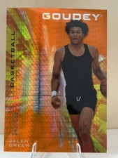2021 Goodwin Champions Goudey Jalen Green Rookie Orange Prism /399- Phoenix Suns