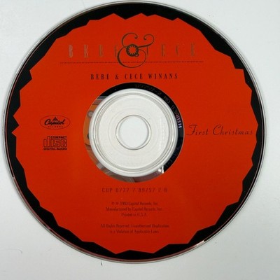 BeBe & CeCe Winans   First Christmas CD 1993 Gospel Soul Capitol Records