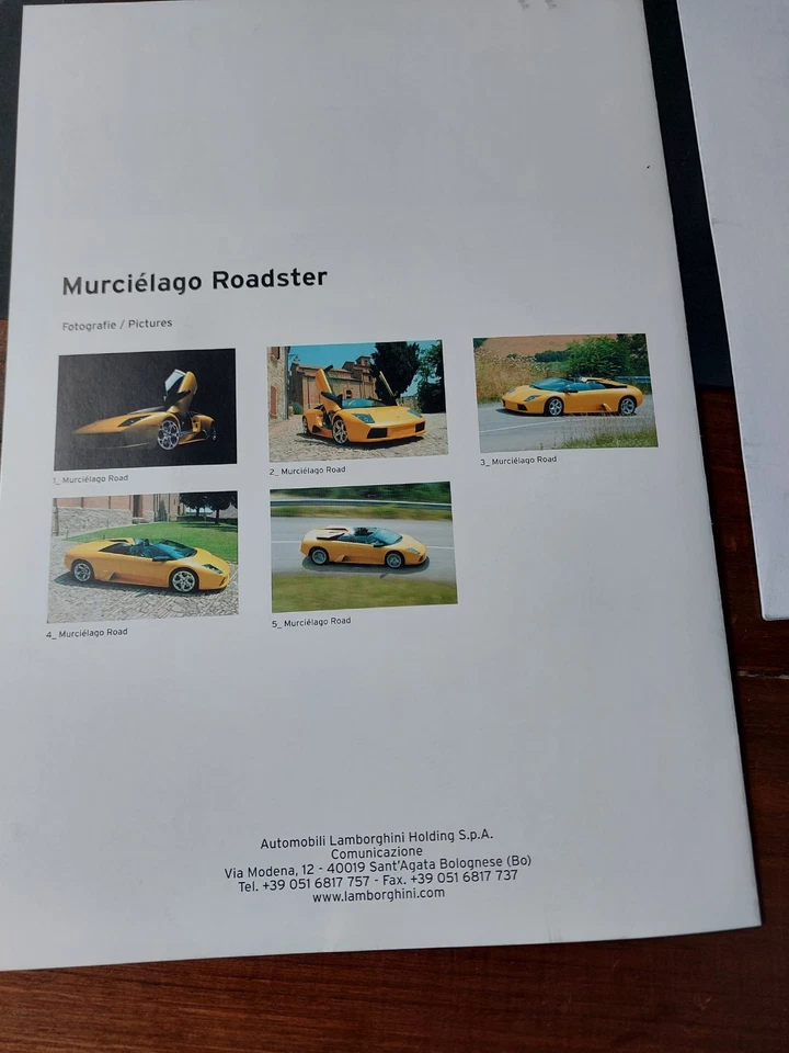 Lamborghini Gallardo Spyder E Murcielago Press Francoforte 2005 Con Cd - Immagine 3 di 4