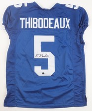 Kayvon Thibodeaux Signed New York Giants Jersey (Beckett) Ex-Oregan Ducks Edge