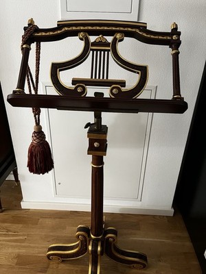 Notenpult Wood Schōn Rare Brown Gold Antic