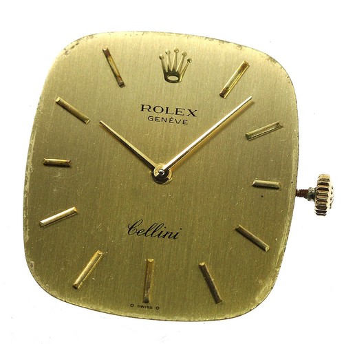 Rolex Cellini Hand-Wind Gold Dial 25mm Cal.1600 Men's Watch Vintage
