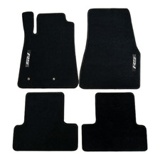 Fit For 05-09 Ford Mustang Black Nylon Floor Mats Carpet Front Rear 4pcs W Rs