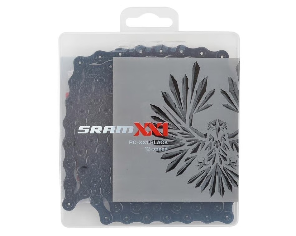 Chaine SRAM PC XX1 Eagle 12 vitesses 126 Maillons Noir Hollowpin