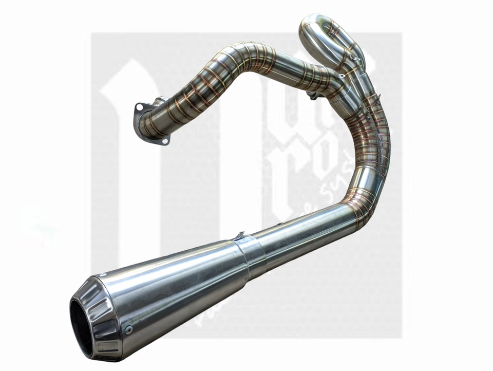 Custom Exhaust Models 2 Into 1 Fits For Harley Davidson V-Rod, Night Rod, Muscle - Imagem 2 de 3