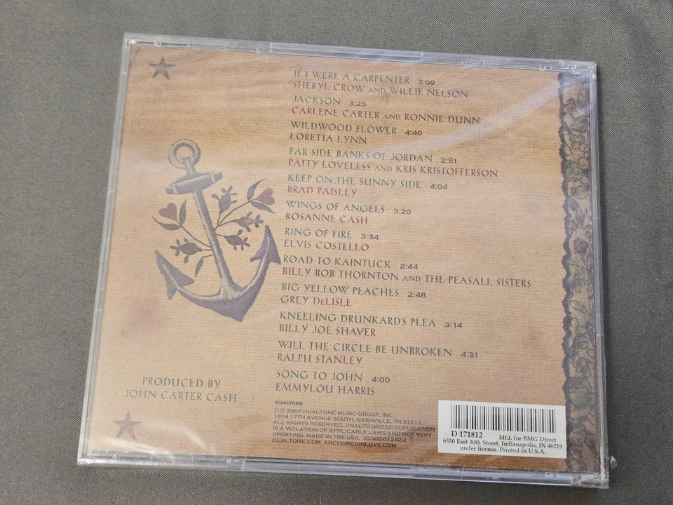 Anchored in Love CD A Tribute to June Carter Cash 2007 Dualtone BMG Club Country Foto 2 de 4