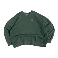 Vintage Rare 90s Nike Crewneck Sweatshirt Center Logo Moss Green XL USA Made