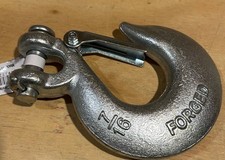 FORNEY 61083, 7/16 FORGED CLEVIS SLIP HOOK W LATCH, UPC 032277610835