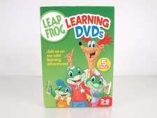 Leap Frog Learning DVDs 5 Pack Educational Letter Words Math 2006
