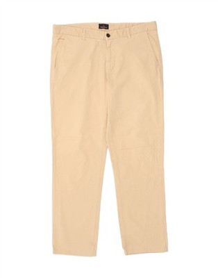 CONTE OF FLORENCE Herren Slim Chino Hose IT 52 XL W38 L30 Beige CB09