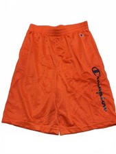Champion Kids Orange Mesh Shorts XL