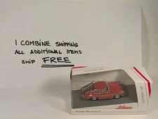 Porsche 356 Carrera 2 - Ski Resort  - red - Schuco 1:64