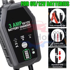 3amp Battery Chargerfully Automatic 6v12v Smart Car Battery Charger Maintainer