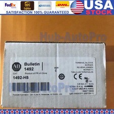 1pcs  Allen-Bradley 1492-H5 Fusible Terminal Block Red LED US US Free Tax