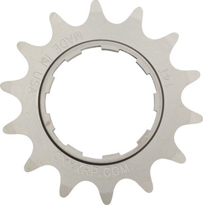 Onyx Stainless Steel 14T Single Speed Cog for 3/32'' Drivetrains