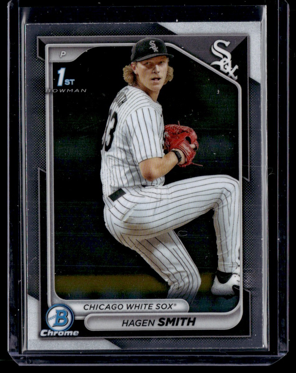 HAGEN SMITH 2024 BOWMAN DRAFT CHROME RC CHICAGO WHITE SOX #BDC-2 1ST BOWMAN