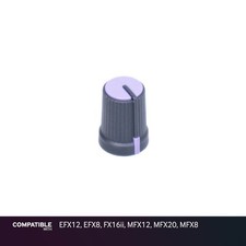 Soundcraft Purple Knob for EFX12, EFX8, FX16ii, MFX12, MFX20, MFX8