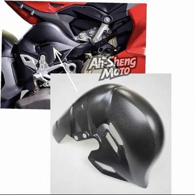 For DUCATI Panigale V4 S 2025 100% Carbon fiber middle exhaust protection cover