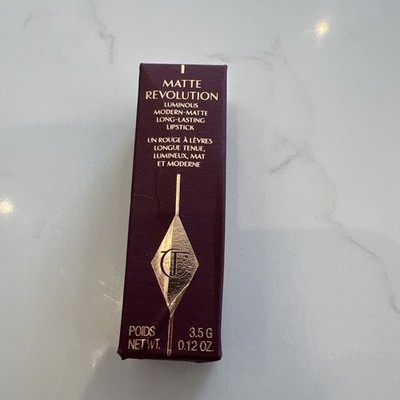 Brandneu Charlotte Tilbury Matte Revolution Lippenstift Cinematic Red 3,5 g