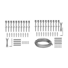 Green Wall Trellis Kit Plant Supports Trellis System Crosshead Hubs for Climbing