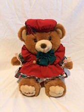 Vintage 1994 Kmart Collectible "A Teddy Bear Lane Christmas" Plush Bear